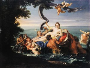 Galatea diadala, Francesco Trevisani (1656-1746), olaj, vászon.