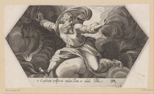 Isten elválasztja a világosságot a sötétségtől Festmények Raphael loggiájában (sorozat címe) La Sacra Genesi (sorozat címe)