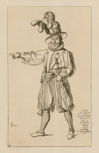 Luzerni Jean le Grott, a pápa gárdája, 1613