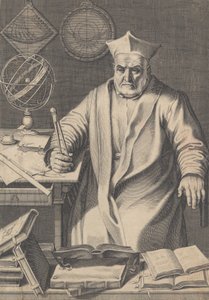 Christopher Clavius ​​bíboros portréja, 1606.