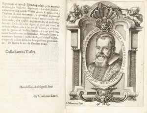 Galileo Galilei portréja, 1623 alkotó: Francesco Villamena