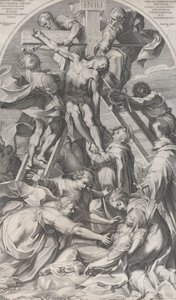 A keresztről való leszállás, 1606. alkotó: Francesco Villamena