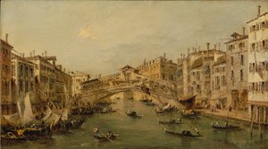 Velence: A Rialto alkotó: Francesco circle of Guardi