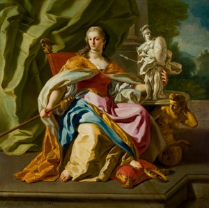 A máltai rend nemességének allegóriája, 1747.
