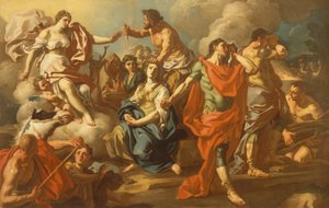 Iphigenia feláldozása (olaj, vászon)
