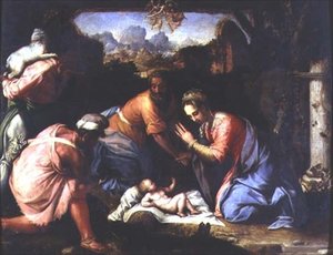 A Pásztorok imádása, 1525 körül (panel)