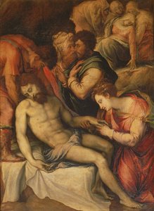 Krisztus letétele alkotó: Francesco de Rossi Salviati Cecchino