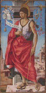 Griffoni poliptichon: Keresztelő Szent János, kb. 1472-1473. alkotó: Francesco del Cossa