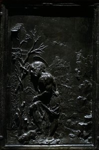 Bűnbánó Szent Jeromos, 1470-75 körül (patinázott bronz) alkotó: Francesco di Giorgio Martini