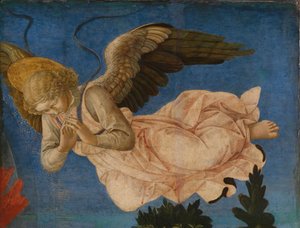 A Pistoia Santa Trinità oltár angyaltáblája, 1455-1460 alkotó: Francesco di Stefano Pesellino