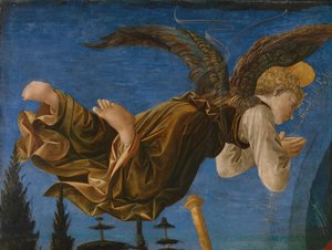 A Pistoia Santa Trinità oltárkép angyaltáblája, 1455-1460 alkotó: Francesco di Stefano Pesellino