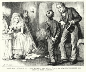 Illusztráció a nagy várakozásokhoz, Charles Dickens (metszet)