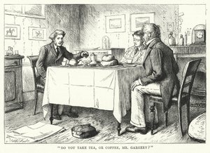 Illusztráció a nagy várakozásokhoz, Charles Dickens (metszet) alkotó: Francis Arthur Fraser