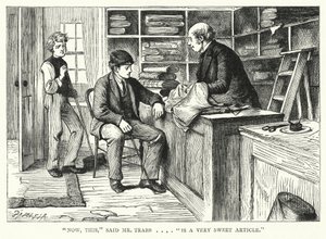Illusztráció a nagy várakozásokhoz, Charles Dickens (metszet) alkotó: Francis Arthur Fraser
