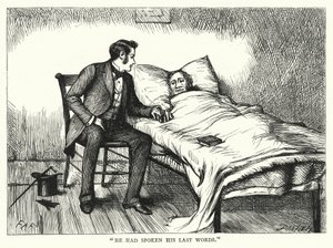 Illusztráció a nagy várakozásokhoz, Charles Dickens (metszet) alkotó: Francis Arthur Fraser