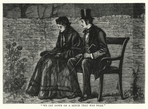 Illusztráció a nagy várakozásokhoz, Charles Dickens (metszet) alkotó: Francis Arthur Fraser