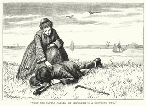 Illusztráció a nagy várakozásokhoz, Charles Dickens (metszet) alkotó: Francis Arthur Fraser