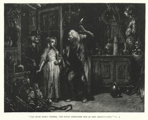 Illusztráció a nagy várakozásokhoz, Charles Dickens (metszet) alkotó: Francis Arthur Fraser