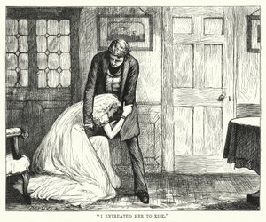 Illusztráció a nagy várakozásokhoz, Charles Dickens (metszet)