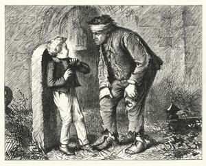 Illusztráció a nagy várakozásokhoz, Charles Dickens (metszet)