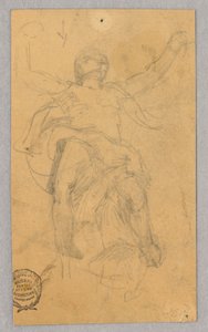 Ábratanulmány falfestményhez alkotó: Francis Augustus Lathrop
