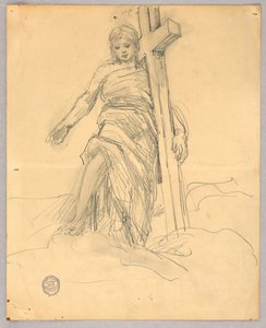 Vázlat a felemelkedés központi alakjához alkotó: Francis Augustus Lathrop