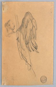 Vázlat egy angyalról alkotó: Francis Augustus Lathrop
