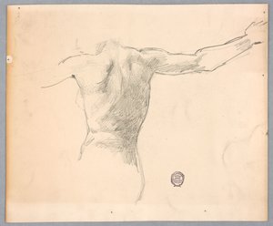 Tanulmány a "Diana és kísérői a csillagképek között" c. alkotó: Francis Augustus Lathrop
