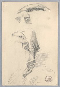 Drapery tanulmánya alkotó: Francis Augustus Lathrop
