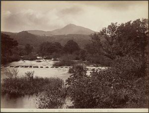 Bettws-y-Coed. Moel Siabod és lépőkövek alkotó: Francis Bedford