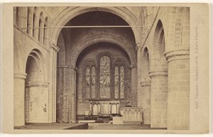 Chester - A Szent János-templom belseje alkotó: Francis Bedford