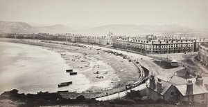 Llandudno a fürdők felől felülről nézve (684) alkotó: Francis Bedford