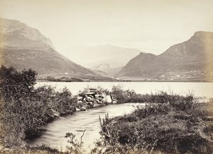 Snowdon, a Nantlle-tavaktól (583) alkotó: Francis Bedford