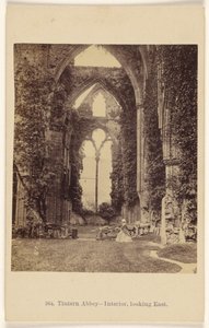 Tintern apátság - belső tér, kelet felé nézve alkotó: Francis Bedford