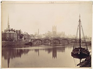 Worcester. A Severn felől alkotó: Francis Bedford