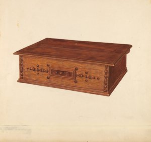Íróasztal doboz alkotó: Francis Borelli