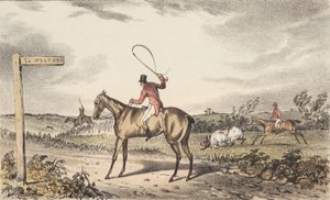 [Rókavadászat] Tizenkét darabból álló készlet: Turner / Illusztrációk / Nimródhoz / a vadászok állapotáról, C. J. Apperley 1834-es kiadásának kiegészítése. alkotó: Francis Calcraft Turner