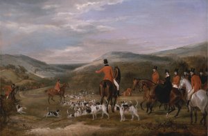 A Berkeley-vadászat, 1842: A találkozás alkotó: Francis Calcraft Turner
