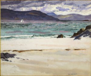 Ben Bhuie a North Endről, Iona, 1926 körül (olaj, panel) alkotó: Francis Campbell Boileau Cadell
