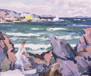 Északi szél, Iona (A fürdőző) alkotó: Francis Campbell Boileau Cadell