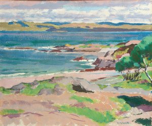 Ross of Mull, Traigh Mhor, Iona (olaj a fedélzeten) alkotó: Francis Campbell Boileau Cadell