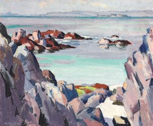 Staffa és Rhum Ionától alkotó: Francis Campbell Boileau Cadell
