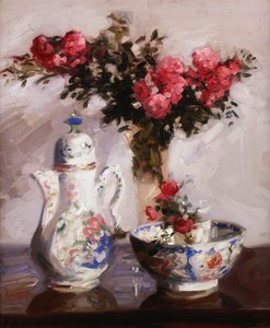 A Famille Rose kávéskanna alkotó: Francis Campbell Boileau Cadell