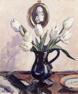 Tulipánok, 1920 körül (olaj, tábla)