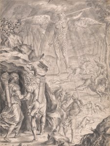 Dido és Aeneas menedéket nyújtanak a barlangban