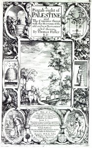 Thomas Fuller 1650-ben megjelent „A Pisgah-sight of Palestine” címlapja