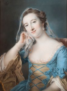 Erzsébet portréja, Sir Edward Hulse 1. báró lánya, 1755 (pasztell, papíron)