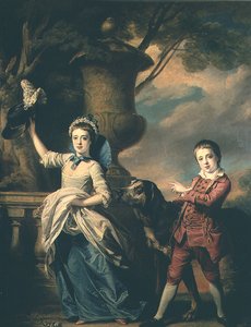Sir Edward és Dame Ann Astley gyermekei, 1767 alkotó: Francis Cotes