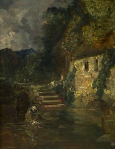 Egy malom Tintern közelében, c. 1824-26 (olaj, tábla, mahagóni) alkotó: Francis Danby