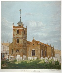 Szent Pál templom, Shadwell, London, 1810 alkotó: Francis Danby